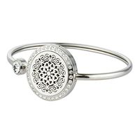 JAOYU Perfume Bracelet for Women Essential Oil Diffuser Bracelets Stainless Steel Aromatherapy Locket for Teen Girls Birthday Gifts