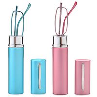 DOUBLETAKE Women's Reading Glasses - 2 Pairs Slim Pocket Readers w Case 1.50