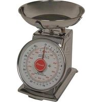 Escali Mechanical Dial Scale, 2lb x 0.25oz/1kg x 5g, Stainless Steel, DS21B