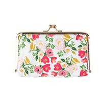 Mary Square Lancaster Meadows Pink Floral Large 7 Day AM/PM Snap Pill Case, 4" x 6" x 2", Multicolor (29172)
