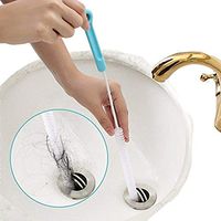 Practical Bendable Cleaning Brush Dredge Pipe Drain Snake Clog Remover, 28 Inch Hair Removal Tool Cleaner For Bath Kitchen Sink Bathtub Bathroom Shower Tub Toilet Sink Wash Basin Kitchen Sewer