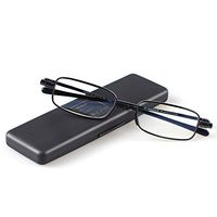 HINDAR PANDA Anti-blue Reading Glasses Men and Women Reading Glasses Portable Fashion Ultra light Half-lap Reading Glasses601B+2.00