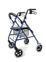 Karman Healthcare R-4608 Aluminum Rollator, Blue, 8" Casters