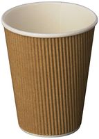 Genuine Joe GJO11260PK Insulated Ripple WDLfo Hot Cup, 12-Ounce Capacity, 25 Count (3 Pack)