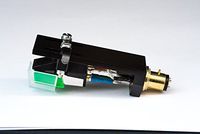 Headshell Cartridge Mount, Eliptical Stylus, Needle for Technics SL D1, SL D1K, SL D2, SL D202, SL D205, SL D2K, SL D3, SL D303, SL D33, SL D3K, SL D5, - MADE IN ENGLAND