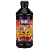 NOW Foods L-Carnitine Liquid, Citrus Flavor 1000 mg - 16 oz.