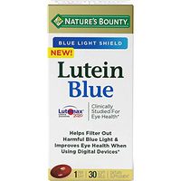 Nature's Bounty Lutein Blue Eyes Blue Light Shield, 30 Softgels (Pack of 2)
