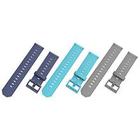 Lyperkin Compatible with Galaxy Watch Active Bands 20mm, 3Pcs Sports Soft Silicone Wristband Bracelet Replacement Accessory Straps Watchband for Galaxy Watch Active Q-03