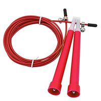 Adjustable Jump Rope Exercise Cardio Crossfit Speed Steel Wire Skipping for Crossfit Training, Boxing, (Color : Red, Size : 3M)