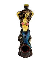 Mermaid Smoking Pipe - Handmade Tobacco Pipe - Hand Pipe - Smoking Bowl - Sexy Mermaid - Mermaid Figurine - Sea Siren - Mythology - Fantasy