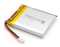 Pack of 5 PCS Weitian 3.7V 1600mAH 704050 LiPo Li-ion Polymer Rechargeable Battery with Cable