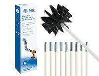 Fette Appliance - Flexible Dryer Vent Cleaning Kit, Lint Remover, Extends up to 12 Feet, Synthetic Brush Head, Use with or Without a Power Drill (12 Feet)