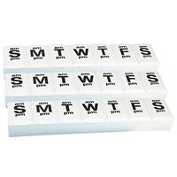 Apex XXL AM/PM Weekly Pill Organizer - 3/case