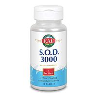KAL S.O.D. 3000 | Superoxide Dismutase and Catalase | Antioxidant Activity | Enteric Coated for Maximum Assimilation | Lab Verified | 100 Tablets