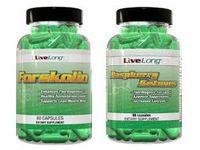 Live Long Nutrition Combo Raspberry ketones and Forskoli