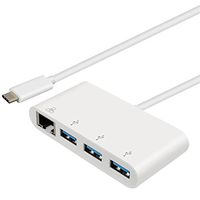 Inland Products USB 3.1 Type-C to Usb3.0X3+Gigabit
