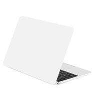 TOP CASE - Classic Series Rubberized Hard Case Compatible MacBook 12-Inch 12" Retina Display Model A1534 (Version 2015) - Stain White