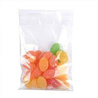 100 Pcs 4"X6" Crystal Clear Plastic Self Sealing Bags Resealable Recloseable Flat Bags With Adhesive Closure for Kitchen