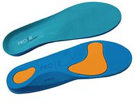 PRO 11 WELLBEING Orthotic Sports Insoles for Trainers Walking Or Work Boots Shoes 4/5.5 Blue