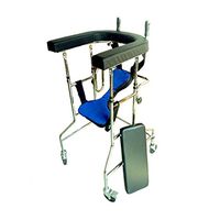 Walkers Lxn Standing Walk Stand Walk Aid/Stand Frame with Seat Wheel Rehabilitation Device Folding Height Adjustable Old Man Lower Limb Disabled Skid Stand