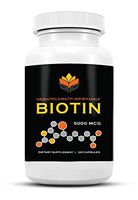 Me First Living Biotin Supplement 10,000 MCG, Vegan, All Natural, Hair Growth, Nail Growth & Strength and Cell Rejuvenation - 120 Capsules
