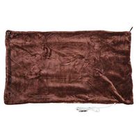 Pongnas Electric Heating Pad with Fast Heating, Far-Infrared Function Neck Heating Pad Shoulder Heating Pad for Neck & Shoulder Pain Relief Home Office Use(Brown)