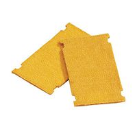 Walter 54B028 High Conductivity Standard Cleaning Pads - (Pack of 10) 3-35/64 in. X 1-31/32 in. Foldable, Double Sided Scouring Pads. Welding Pads