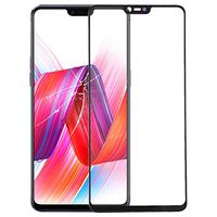 JUNXI Phone case Phone Cover Front Screen Outer Glass Lens for Oppo R15 (Black) (Color : Black)