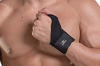 COPPER HEAL Adjustable Wrist Support Brace - Suitable for Both Right & Left Hands Strap Short Sleeves Wraps Medical Recovery Pain Relief