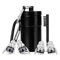 Noise Cancelling Ear Plugs - Earplugs for Concerts Musicians, High Fidelity Acoustics for Travel, Sleeping, Swimming, Shooting Motorcycles and Isolate Industrial Sounds - Two Sizes