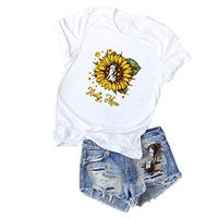 Emimarol I Wanna Be Where The People aren't Made Tshirt Women Funny Graphic Tee Letters Print Casual Vacation Shirt White