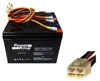 Razor E300 & E325 High Performance Replacement Batteries 28% Longer Running Time New Wiring Harness - Versions 5-10 & 12 Easy Slide On Terminals, No Soldering, Diagram Included Beiter DC Power