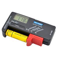 New1 Pcs AAA AA C D Battery Tester For 9V 1.5V And Button Cell AAA AA C D BT-168D Rechargeable Drop Shipping