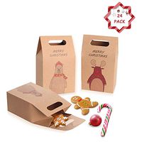Merry Christmas Gift Bags (Brown)