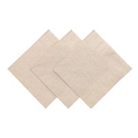 1 Ply Kraft 5 Inches x 5 Inches Beverage Napkins, Case of 1,000