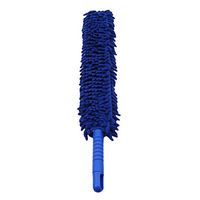 Edtoy Car Flexible Double-sided Window Brush, Microfiber Hand Duster, Kitchen and Automotive Cleaning Supplies (Royal blue)