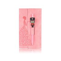 Pocket PU Leather Notebook Journal with Pen Holder,3.9 x 6.69inch