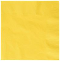 Sunshine Yellow 2-Ply Dinner Napkins | Pack of 20 | Party Supply