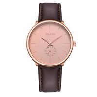 Fashion Men Watch,Fxbar Brand Analog Wrist Watch Leather Strap Bracelet Watches Business Quartz Dress Watch(A)