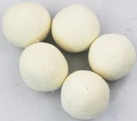 LIPOVOLT 5pcs 100% Wool Dryer Balls Reusable Softener for Clothes and Laundry
