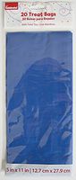 Blue Design Cello Treat Bags, 20-Pack