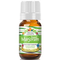 Pure Gold Sweet Marjoram Essential Oil, 100% Natural & Undiluted, 10ml