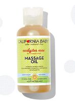 California Baby Eucalyptus Ease Massage Oil | 100% Plant Based | Cold Pressed Vegan Oils for Arms, Legs, Back, and Body, Gentle on Sensitive Skin | Baby or Adult Use | 2 Pack | (4.5 Ounces)