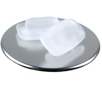 GMS Optical Rectangle Push-in Silicone Nose Pads for Sunglasses, Glasses, and Eye Wear -11mm (5 Pair)