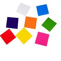 Cellophane Sheets 8 Colors Cellophane Wrapping Paper Cello Sheet , 8 x 8 Inch, Pack of 104