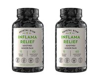 Crystal Star Inflama Relief Herbal Supplements, 60 Count (120)