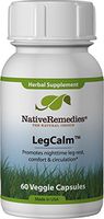 Native Remedies LegCalm - All Natural Herbal Supplement for Rested Legs at Night - Promotes Nighttime Leg Rest, Comfort and Circulation - 60 Veggie Caps