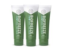 Biofreeze Pain Relief Gel, 4 oz. Tube, Pack of 3 (Packaging May Vary)