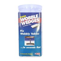 Krowne 29-160 - Wobble Wedges, Hard Clear, 75-Pack