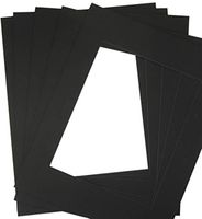25 Black w/ Blackcore 11x14 mats for 8x10 w/ back+bag